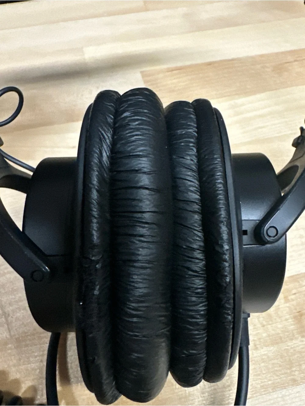 Sony Black Over-Ear Headphones with Blue Accent